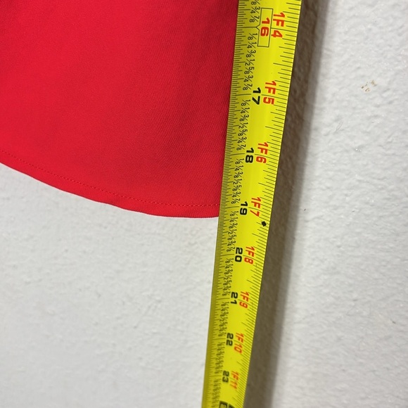 Zara Drapped Neck Red Blouse Top size Small - Picture 8 of 10